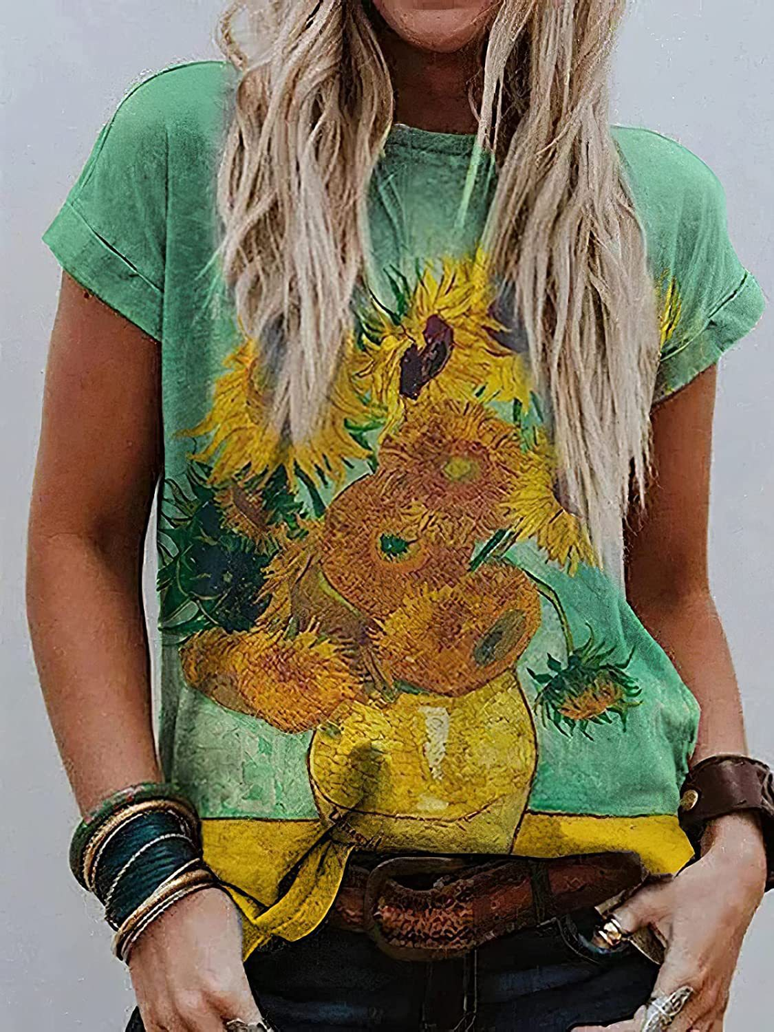 T-Shirt Arte Girasoli Van Gogh