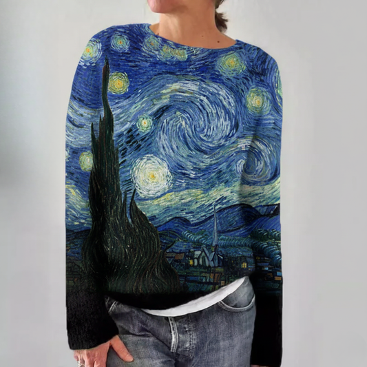 Starry Night Knitted Sweater